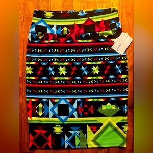 Ladies L LulaRoe Skirt NWT Colorful!